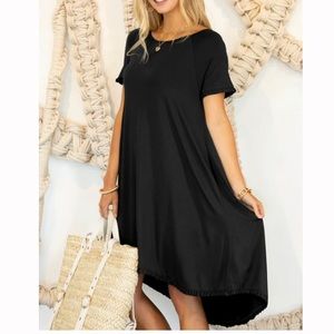 Ruffle Detail Dress with Side Pockets 🚨 LOW STOCK